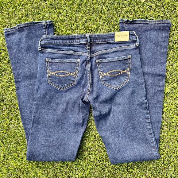 Abercrombie & Fitch Dark Denim Boot Cut Jeans - Picture 3 of 4